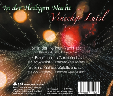 Vinschgr Luisl - In der Heiligen Nacht